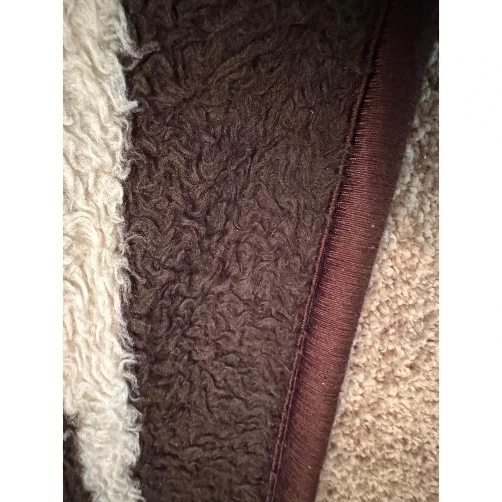 Vintage San Marcos Blanket Brown Leopard Big Cat Full Size 88x64 HAS TAG